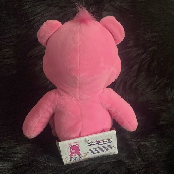 Care Bears Unlock the Magic Pink Rainbow Cheer Bear soft pink teddy bear - Picture 4 of 7